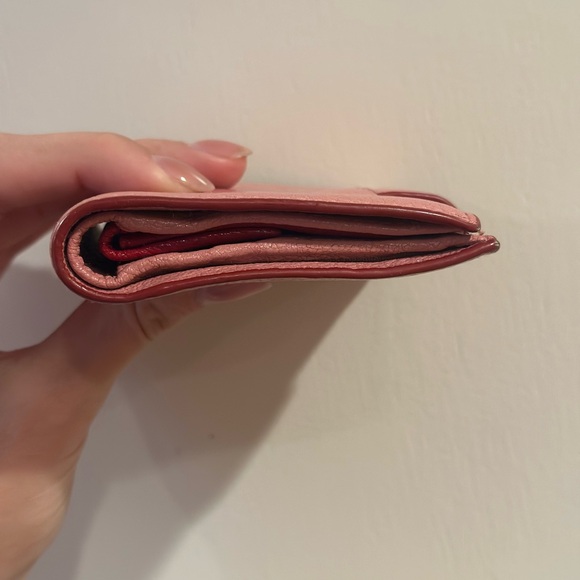 Miu Miu Pink Leather Wallet - Picture 4 of 8